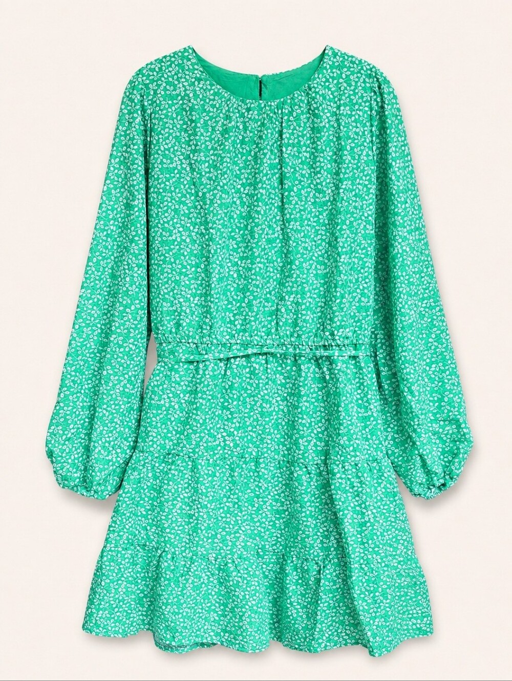 draper james green dress | Dresses | Nwt Draper James Long Sleeve Tiered Belted Xxl arizona shopping